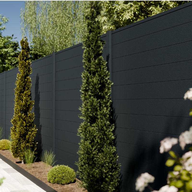 Alu Sichtschutz BOSTON OPALE