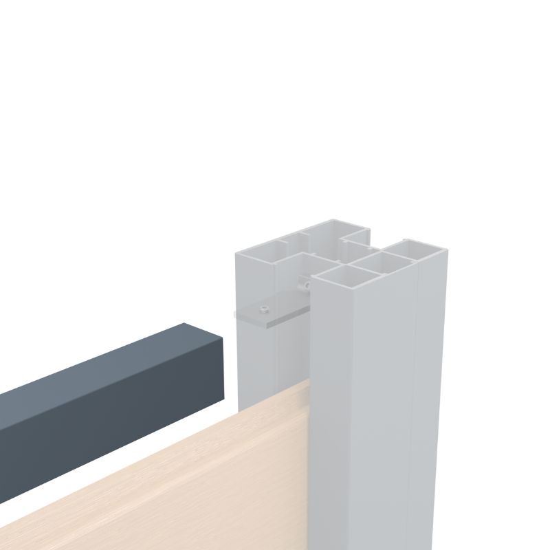 BOSTON Alu U-Leiste RAL 7016 Start-/Endprofil