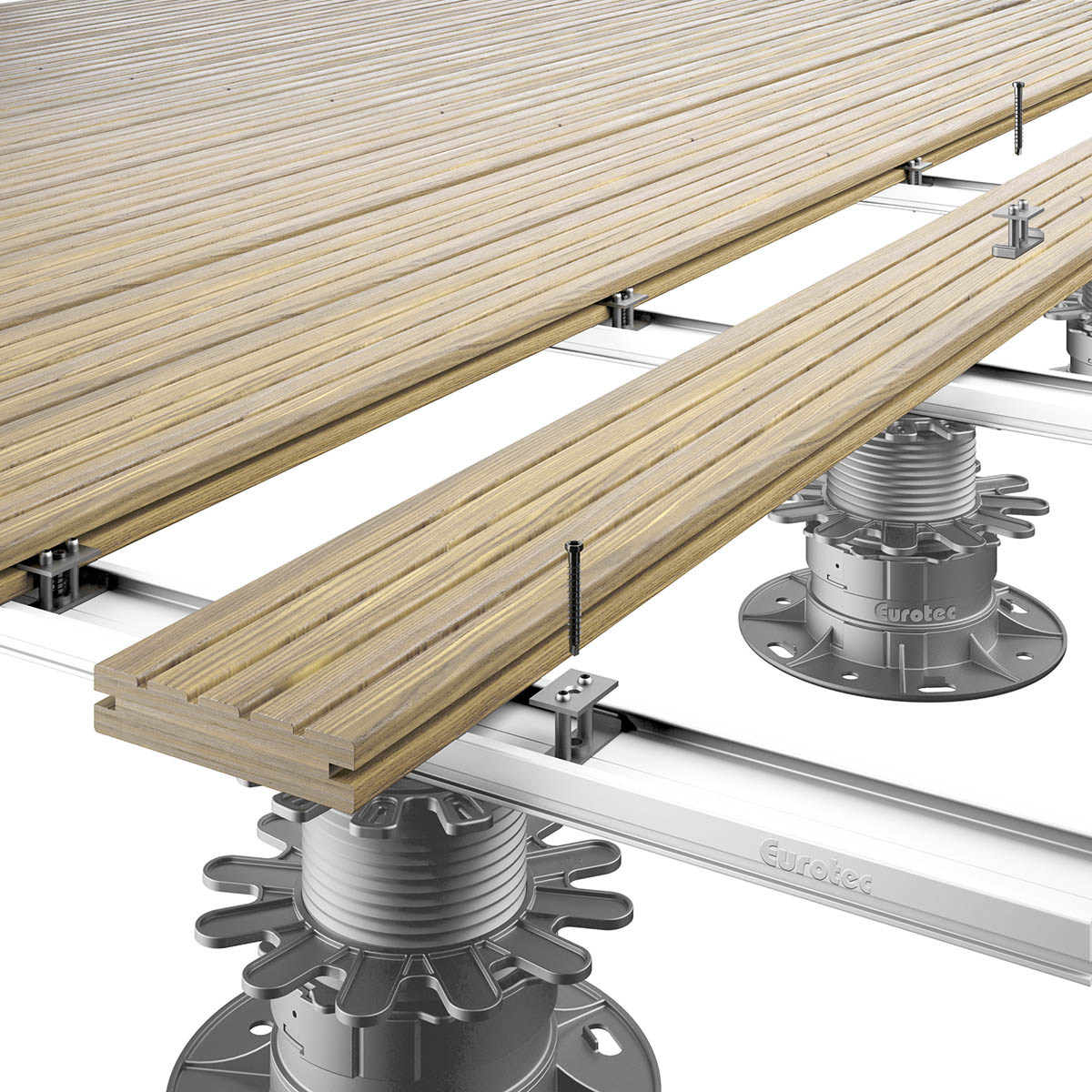 Eurotec Systemhalter Twin für Alu-UK inkl. Schrauben