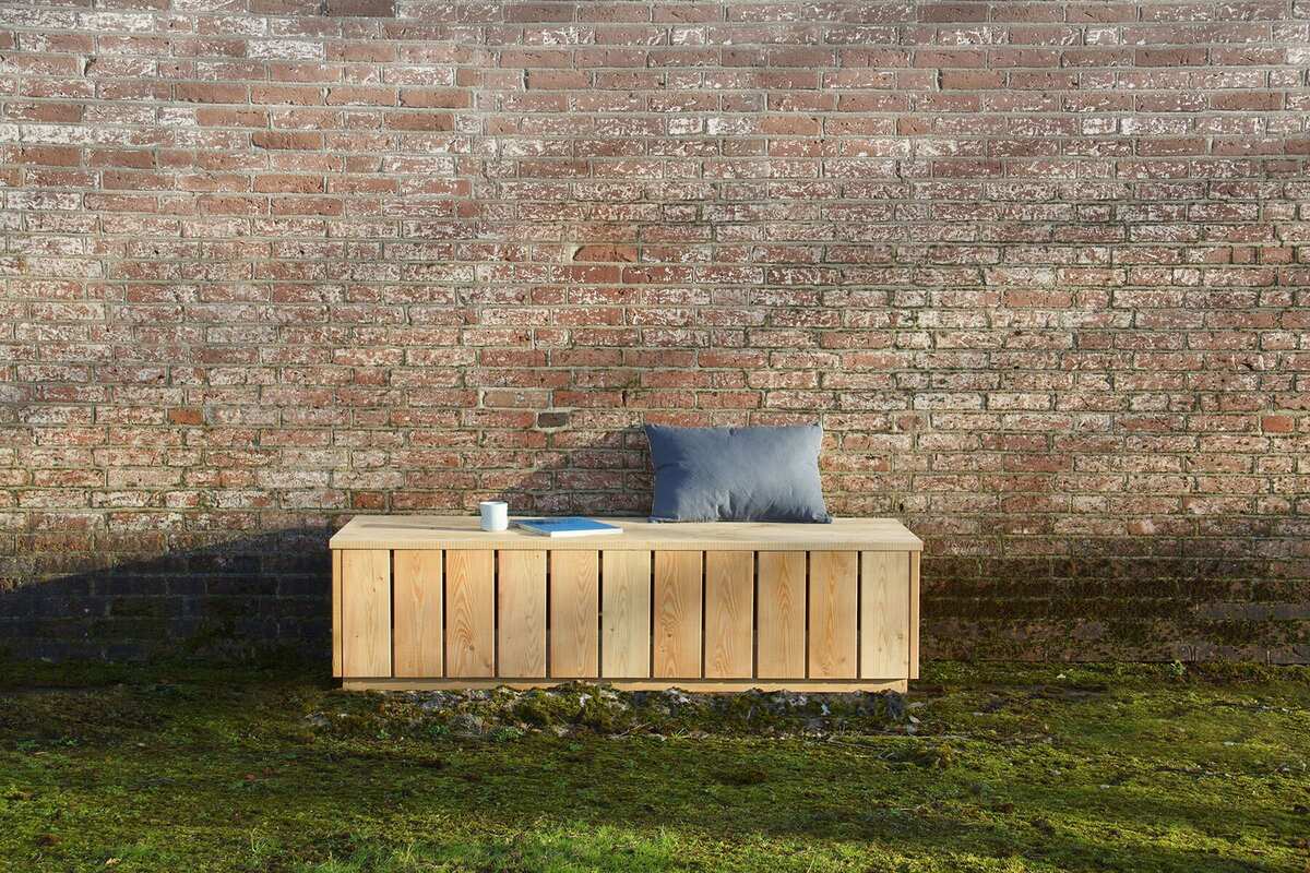 Sitzbank aus Holz Bausatz mit Anleitung