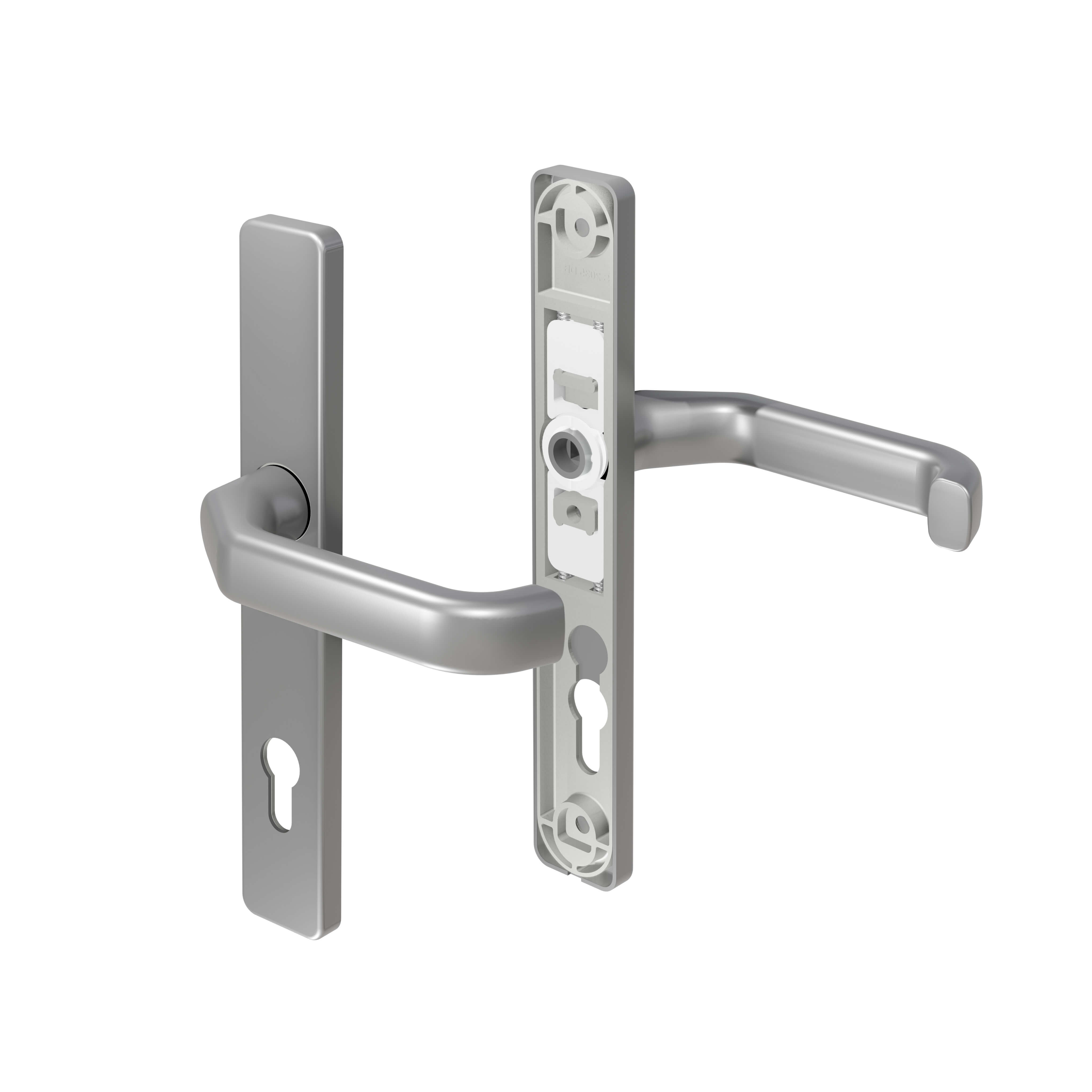 Gartentor Drückergarnitur edelstahloptik