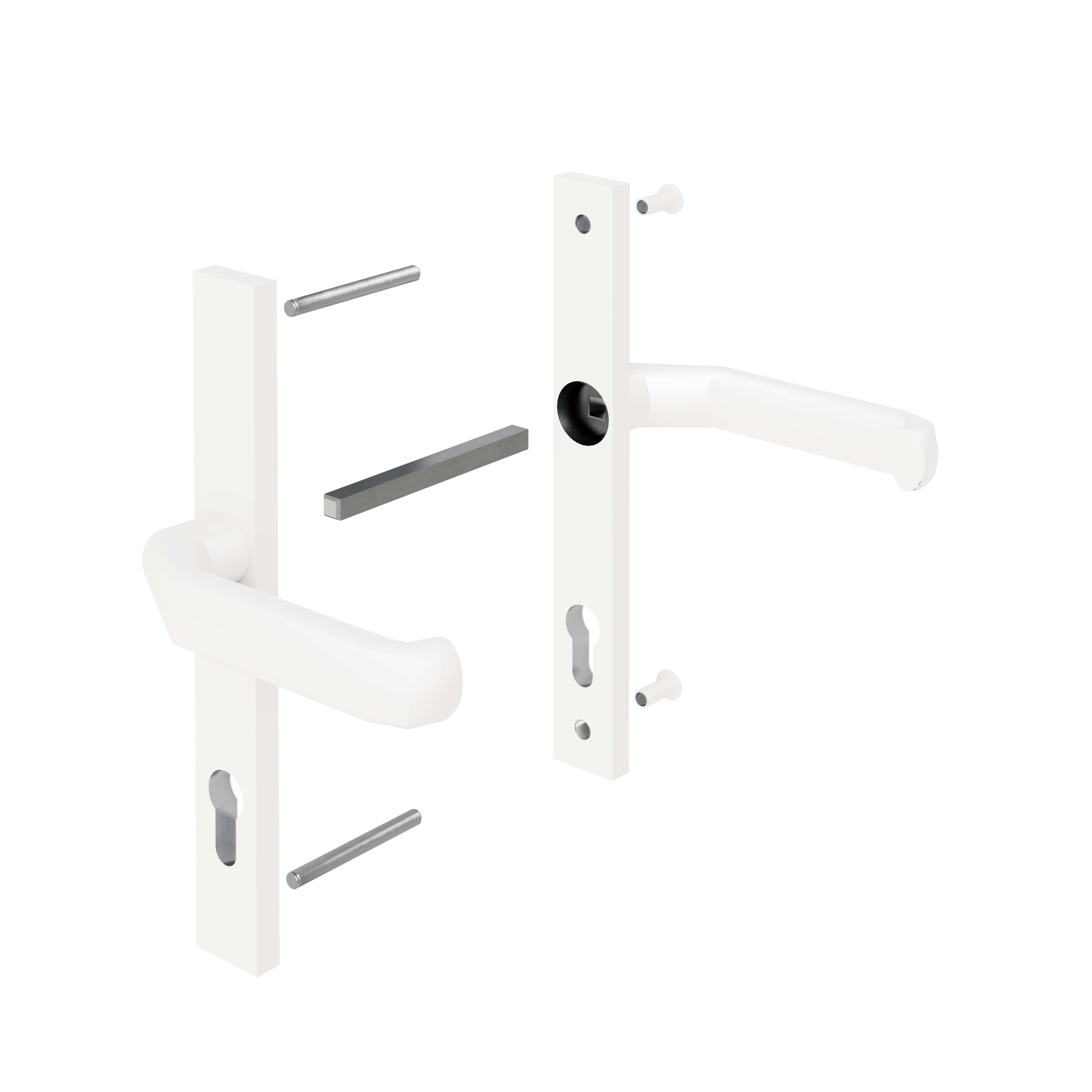 Aluminium Türdrückergarnitur für Gartentor