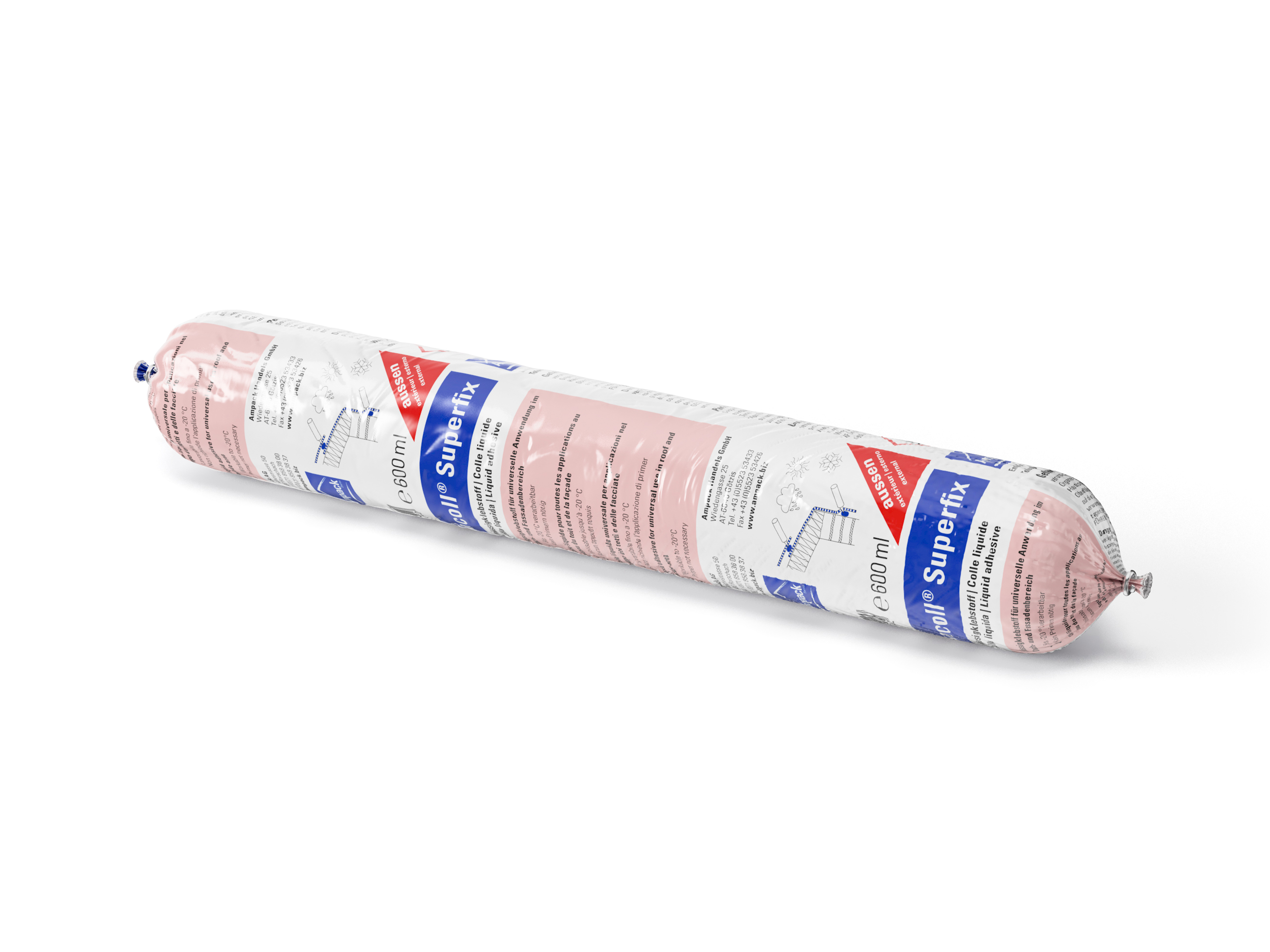 Ampacoll Superfix Flüssigklebstoff, Beutel 600ml