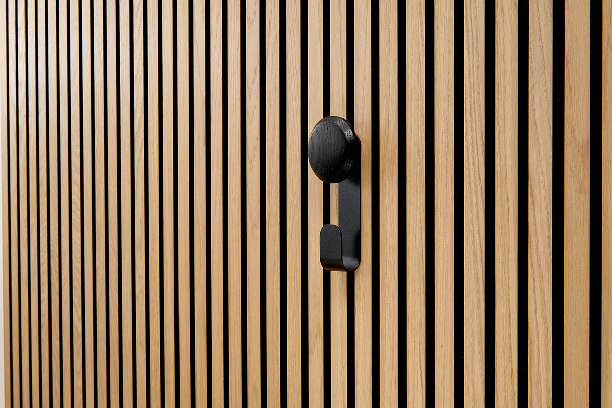 ter Hürne Living Wall Haken Haakon kurz mit Holzknopf