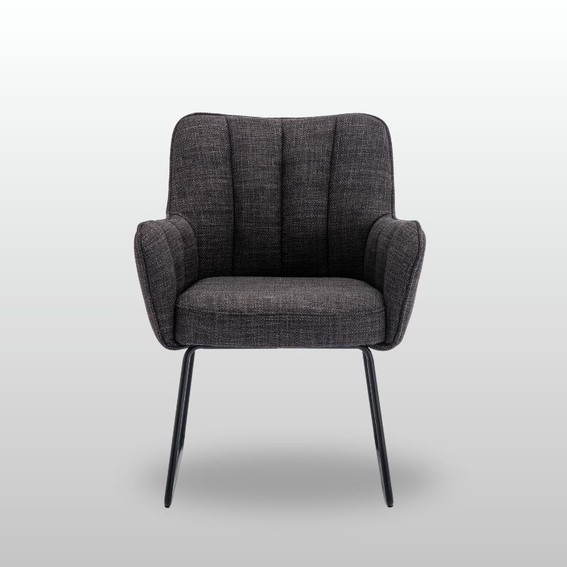 Esstischstuhl Kevin Mint Anthracite frontal