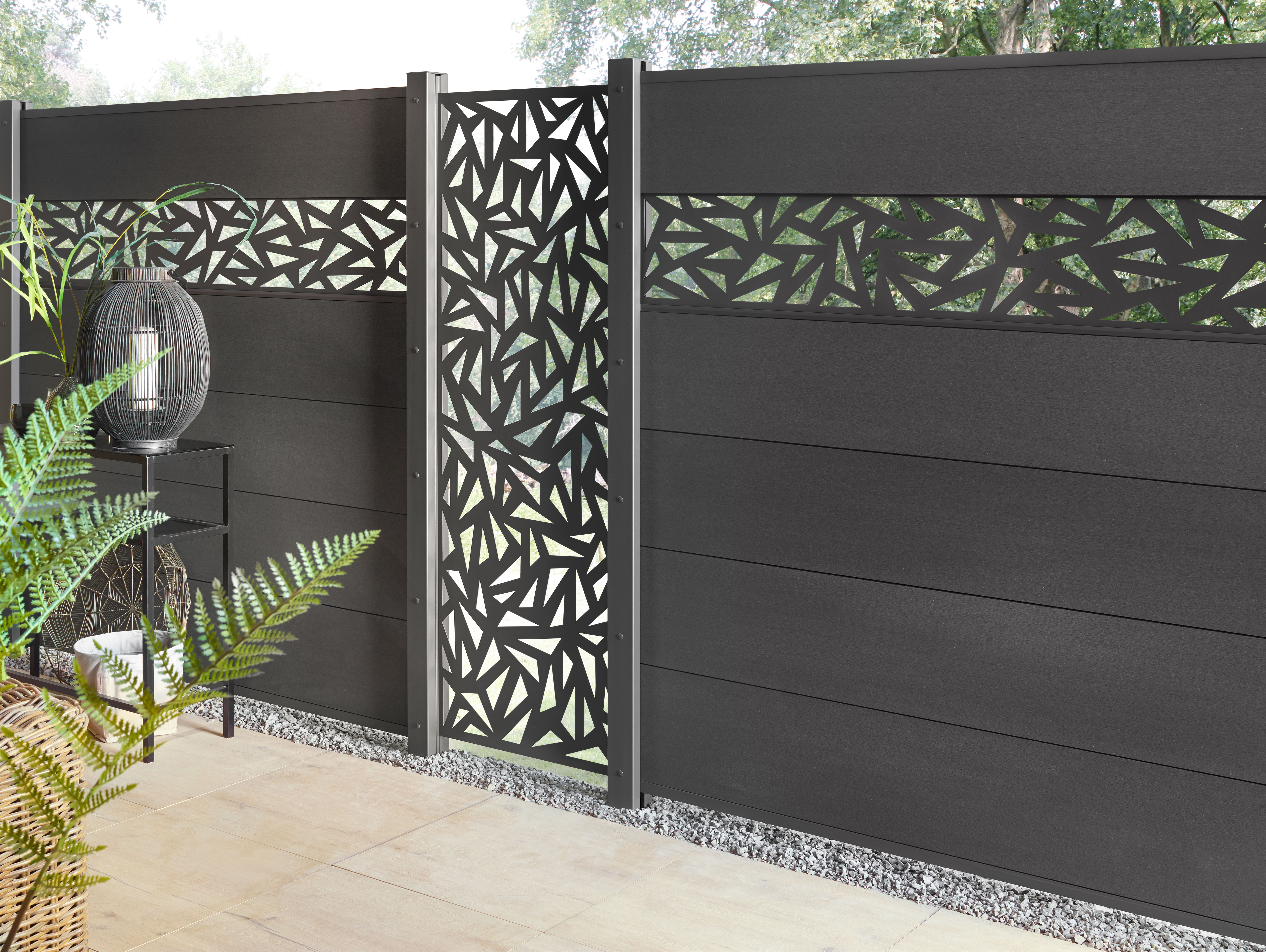 Sichtschutz SYSTEM Gitter Trigon