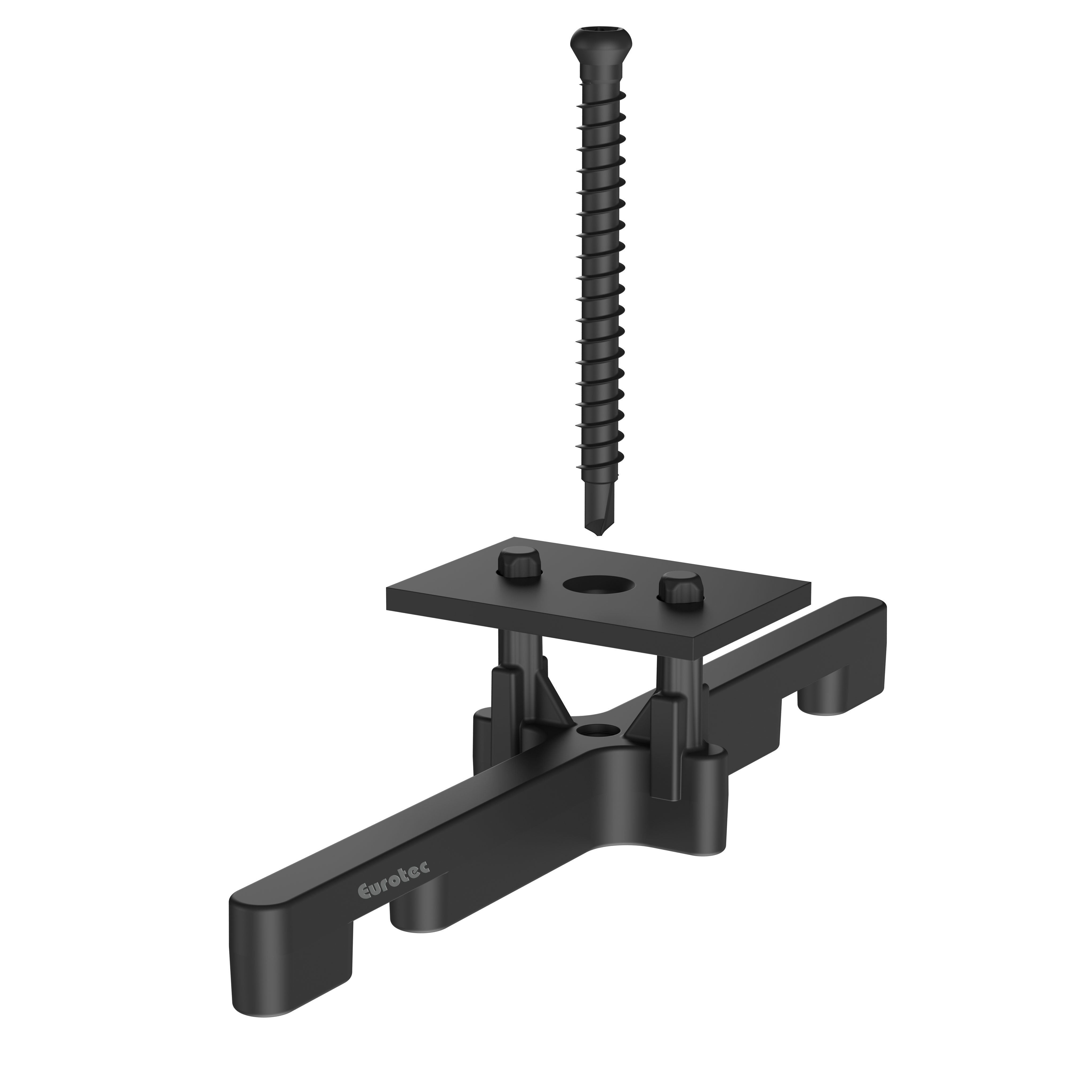 T-Stick A2, 5mm Abstand für unsichtbare Befestigung von seitlich genuteten Dielen