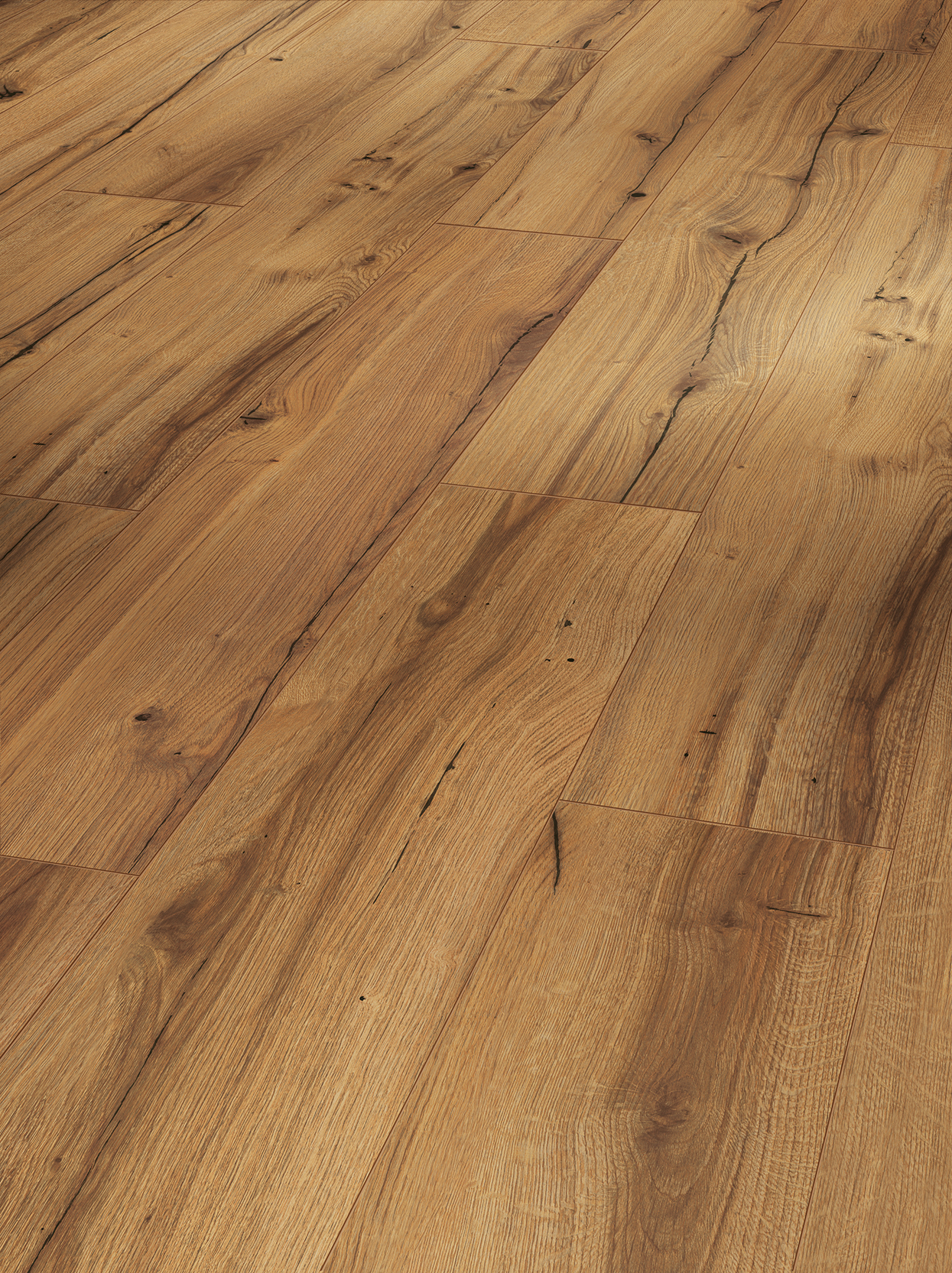 Laminat Basic 400 M4V Eiche History Seidenmatte Struktur Landhausdiele Minifase