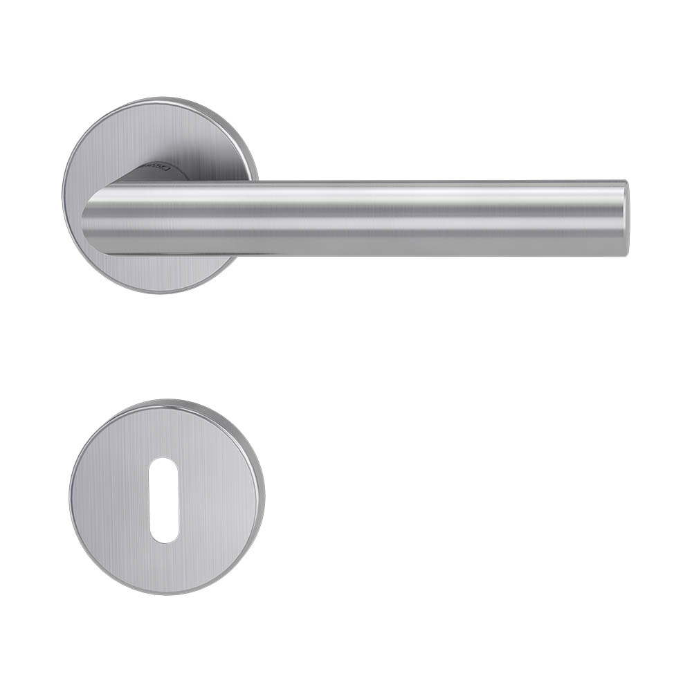 Türdrücker LUCIA Edelstahl matt Klipptechnik BB