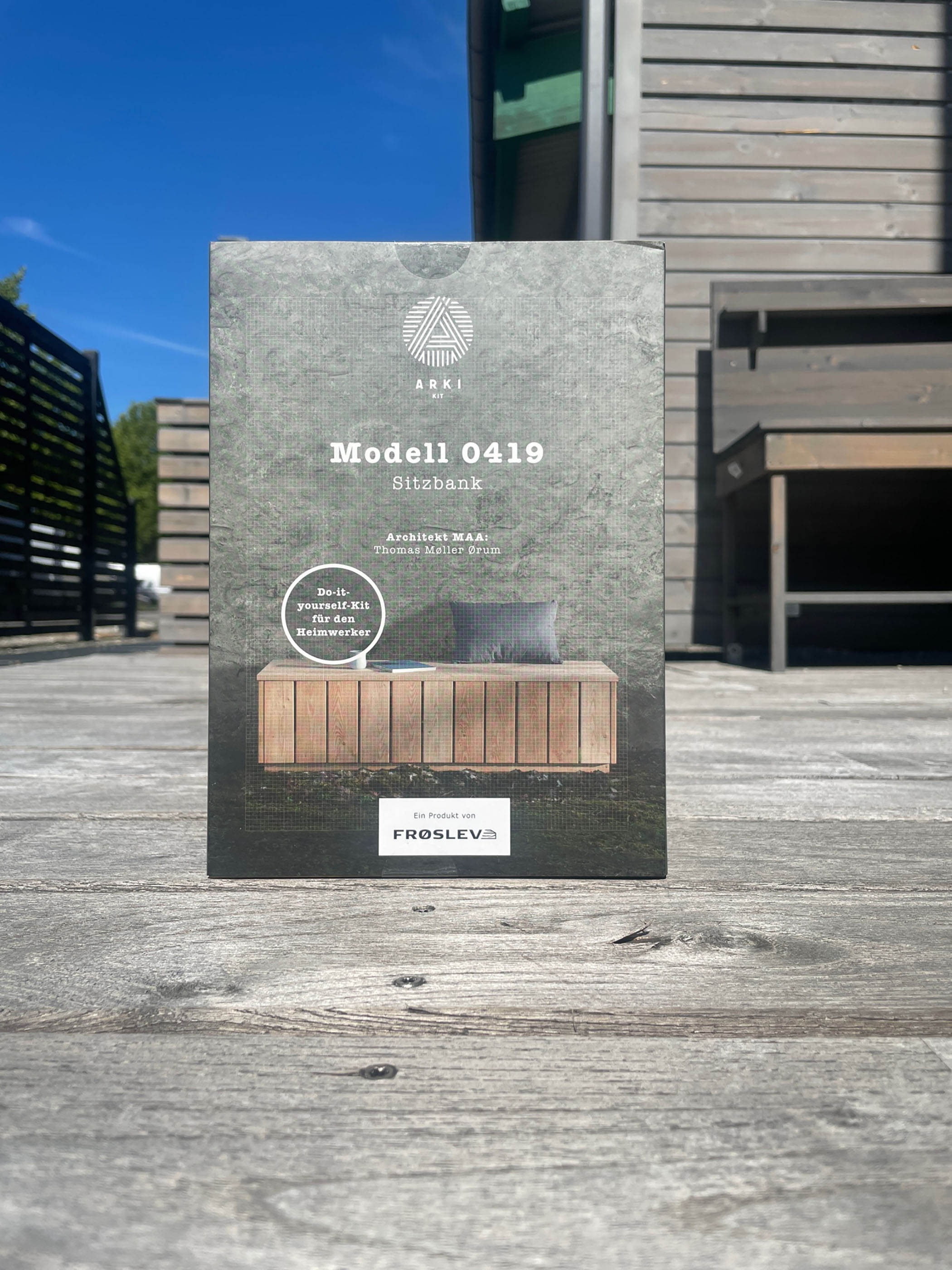 Arki Kit Modell 0419 Sitzbank aus Holz