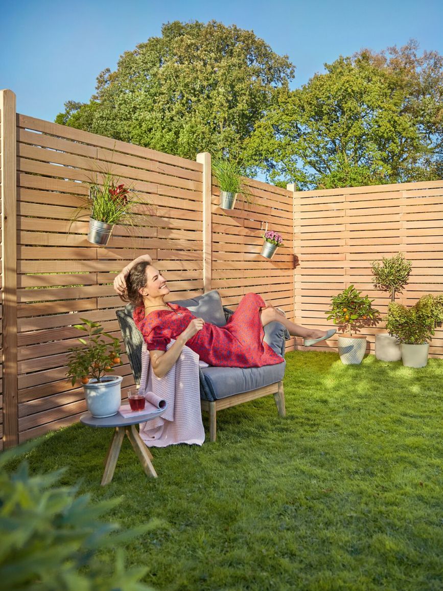 Sichtschutzelement Xala - Lärche natur