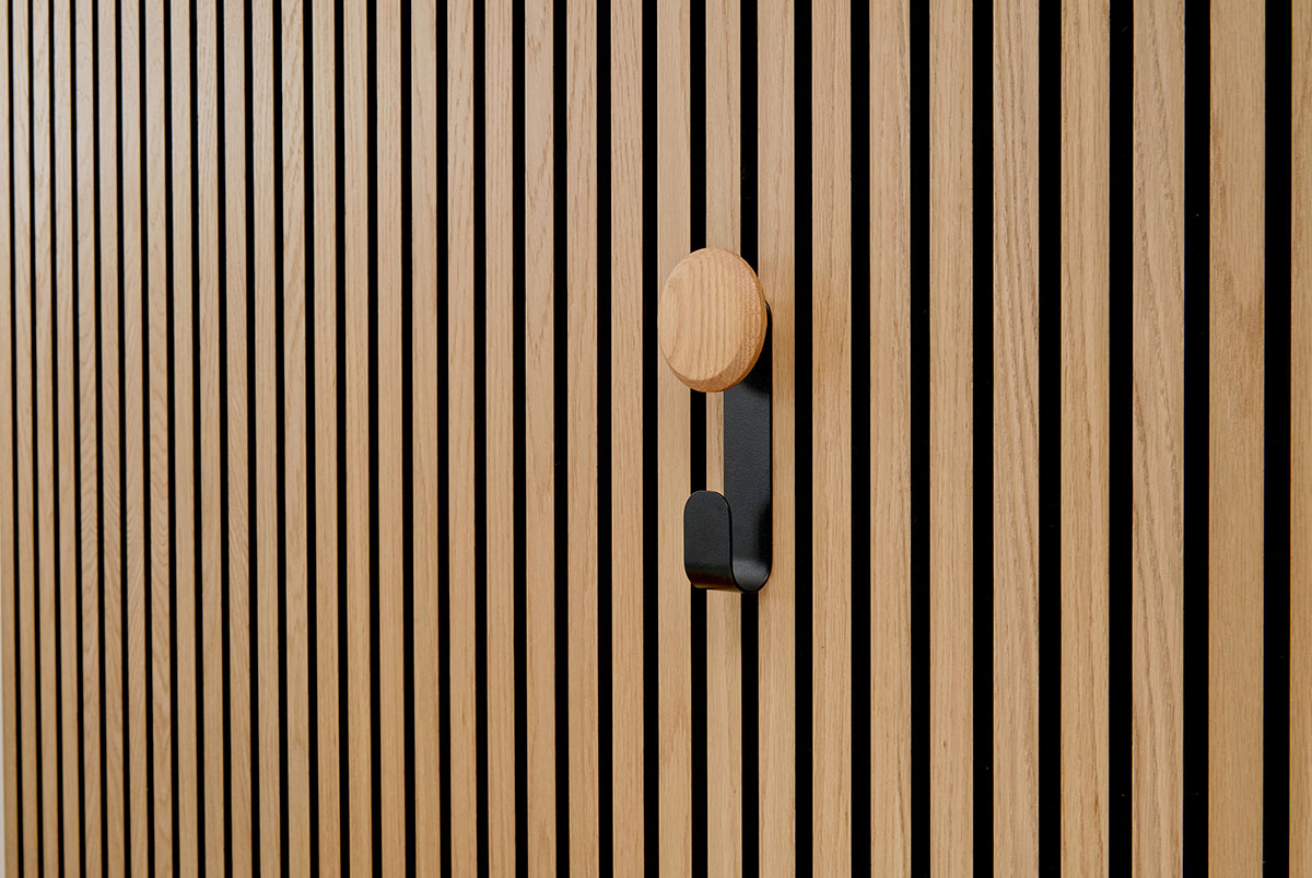 ter Hürne Living Wall Haken Jesper kurz mit Holzknopf