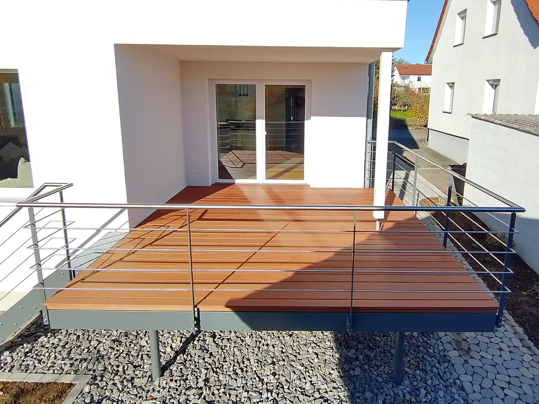 Terrassendielen Afrikulu 21x145mm seitl. genutet