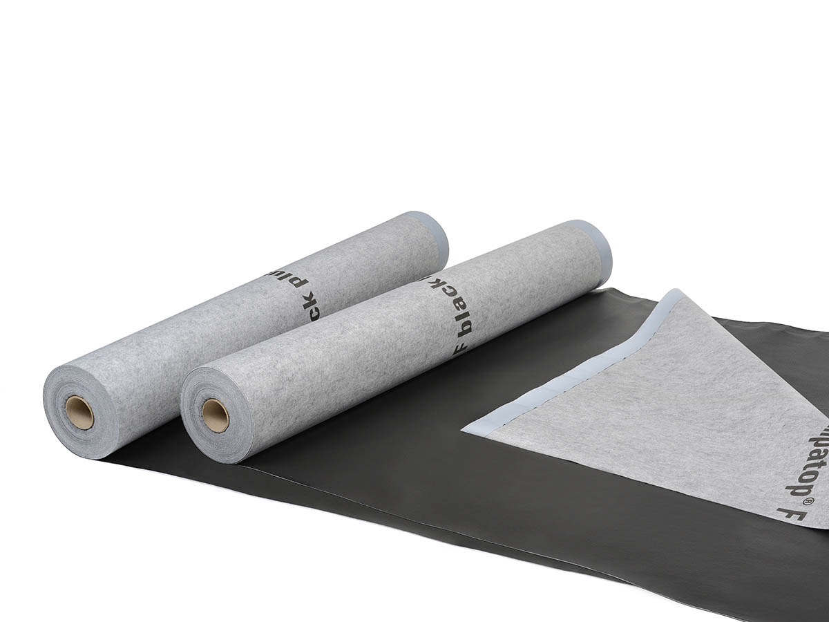 Ampatop F black Plus schwarze Winddichtung für Fassaden mit offenen Fugen