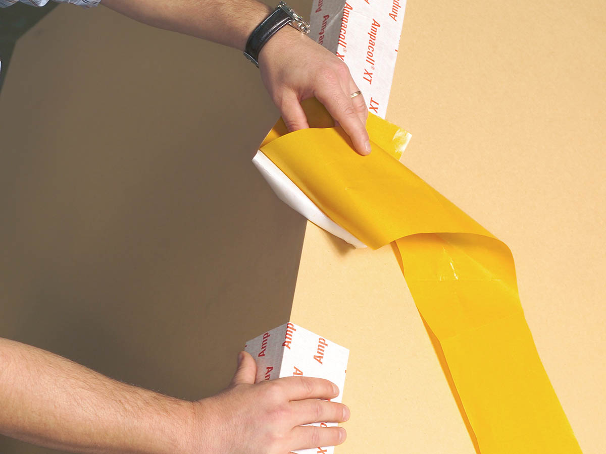 Ampacoll XT 150mm einfach geschlitzt, Acrylklebeband für innen und aussen