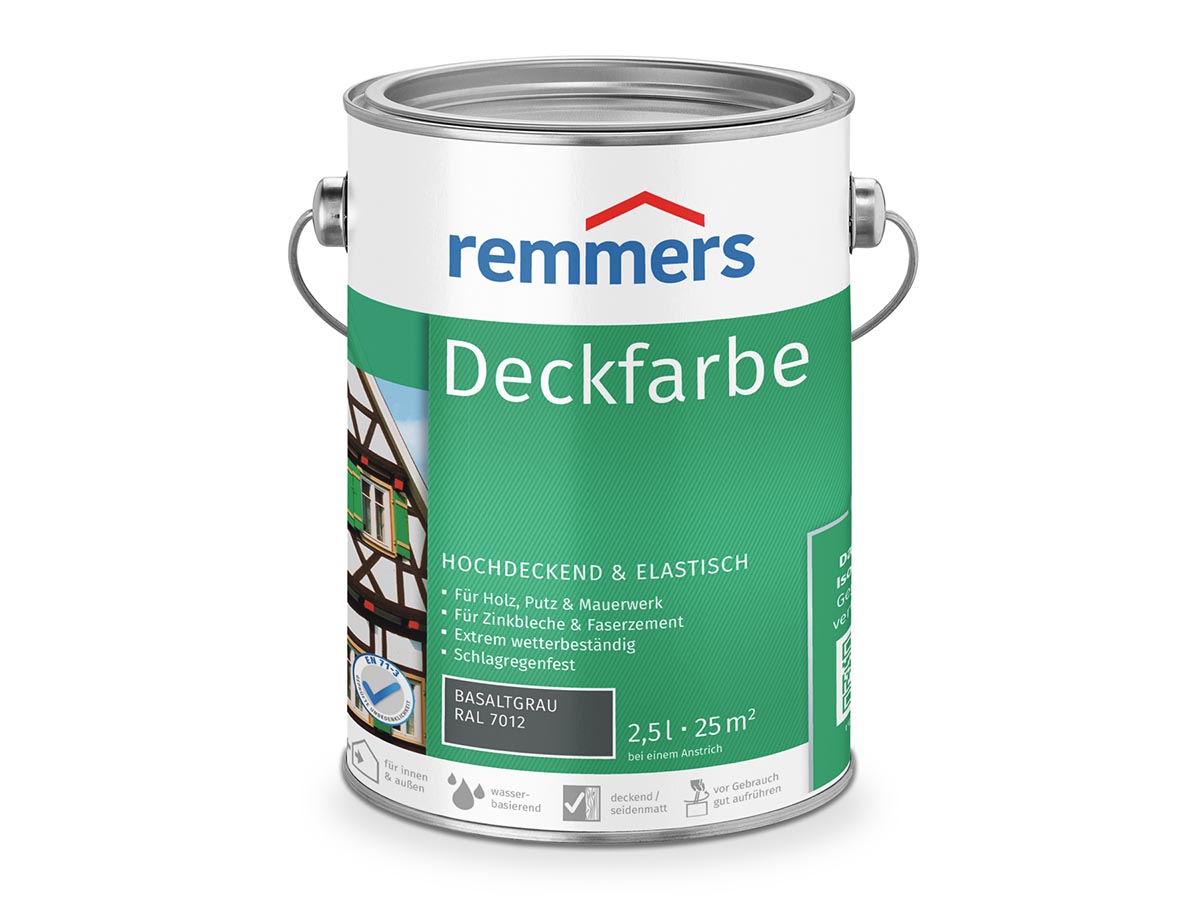 Remmers Deckfarbe basaltgrau