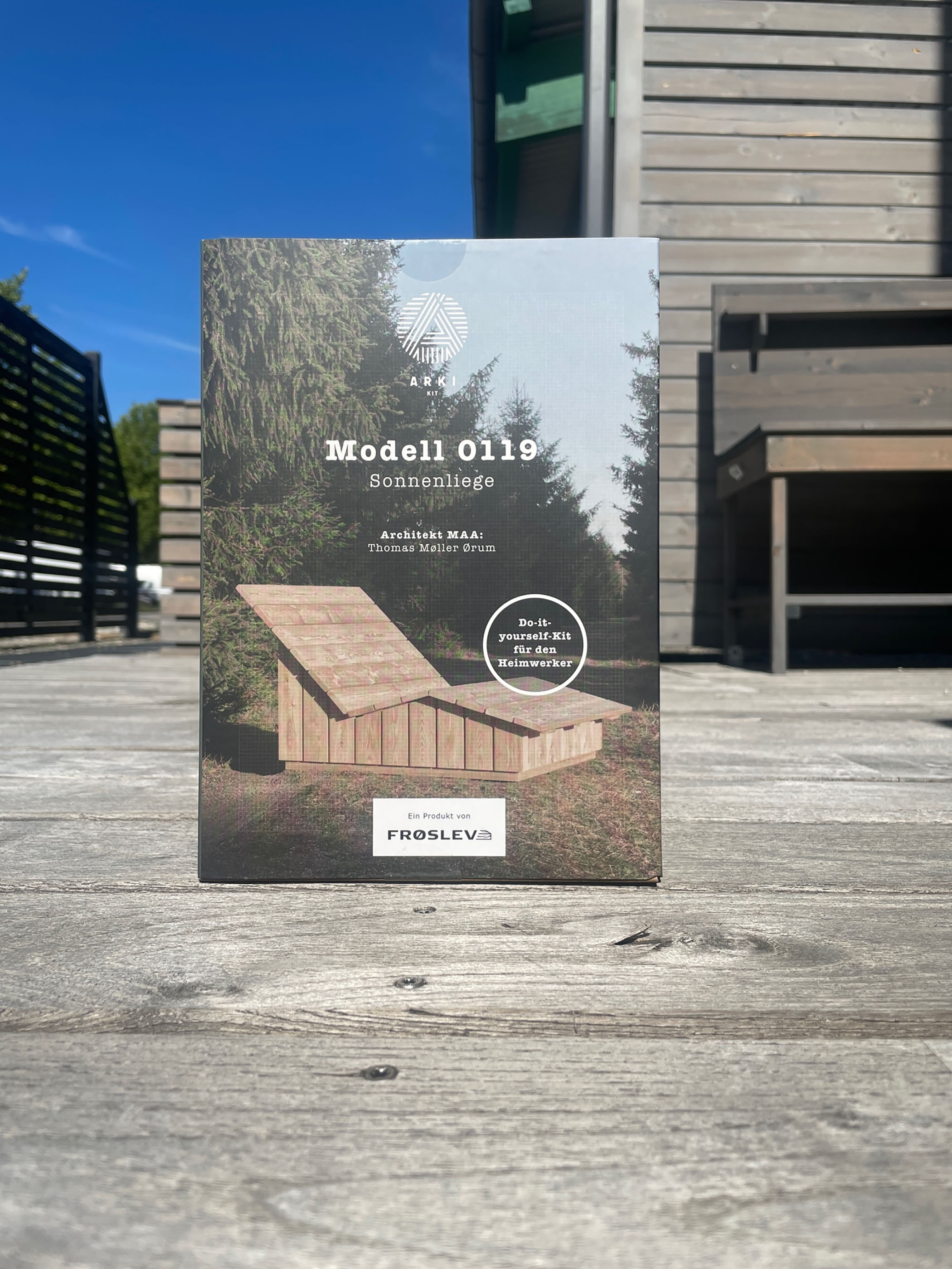 Sonnenliege aus Holz zum selber bauen