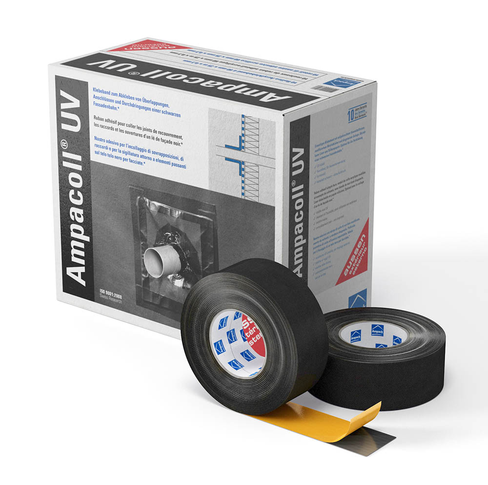 Ampacoll UV, UV-stabiles Acrylklebeband, winddicht