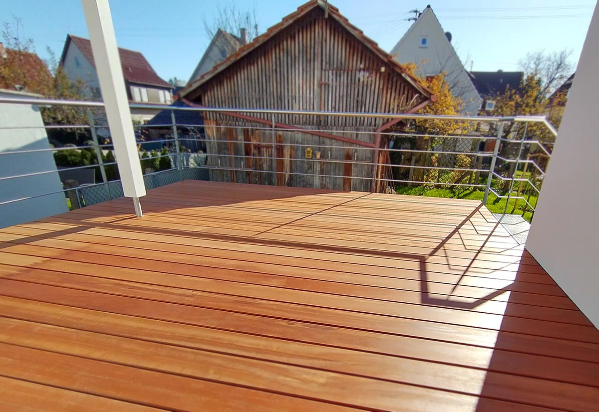 Terrassendielen Afrikulu 21x145mm seitl. genutet