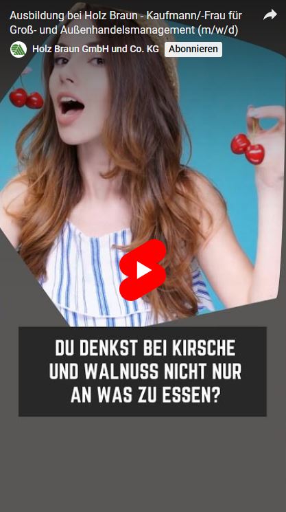 Video Vorschau Ausbildung Großhandel