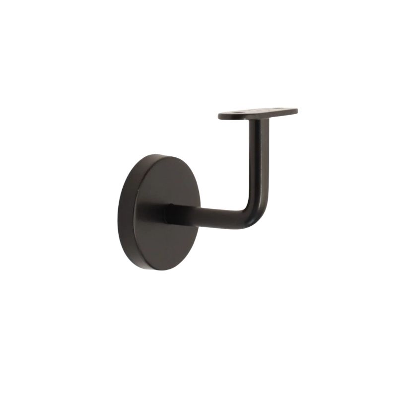 Handlaufhalter Modell 02 gerade schwarz