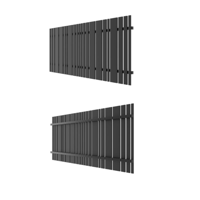 Alu Gartenzaun AROS extrabreit 238 x 95 cm Element