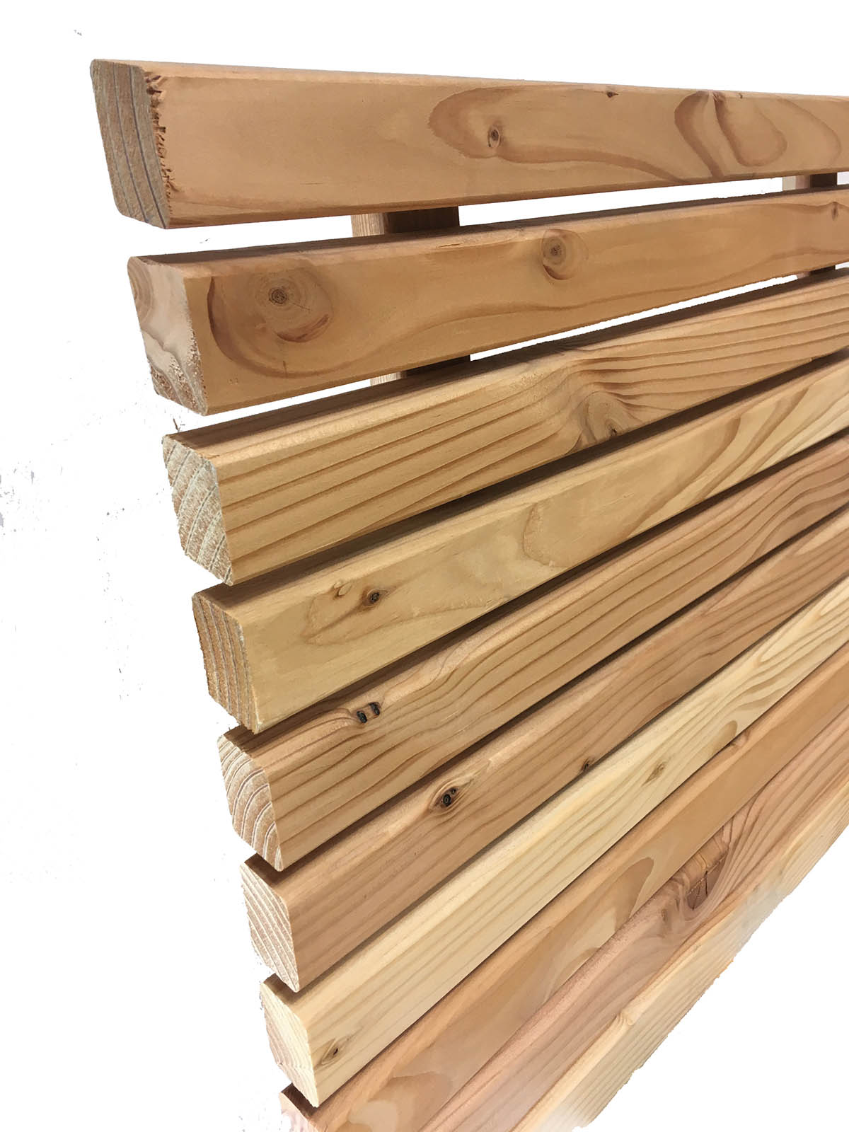 26 x 45mm Rhombusleiste Douglasie 15° abgeschrägt