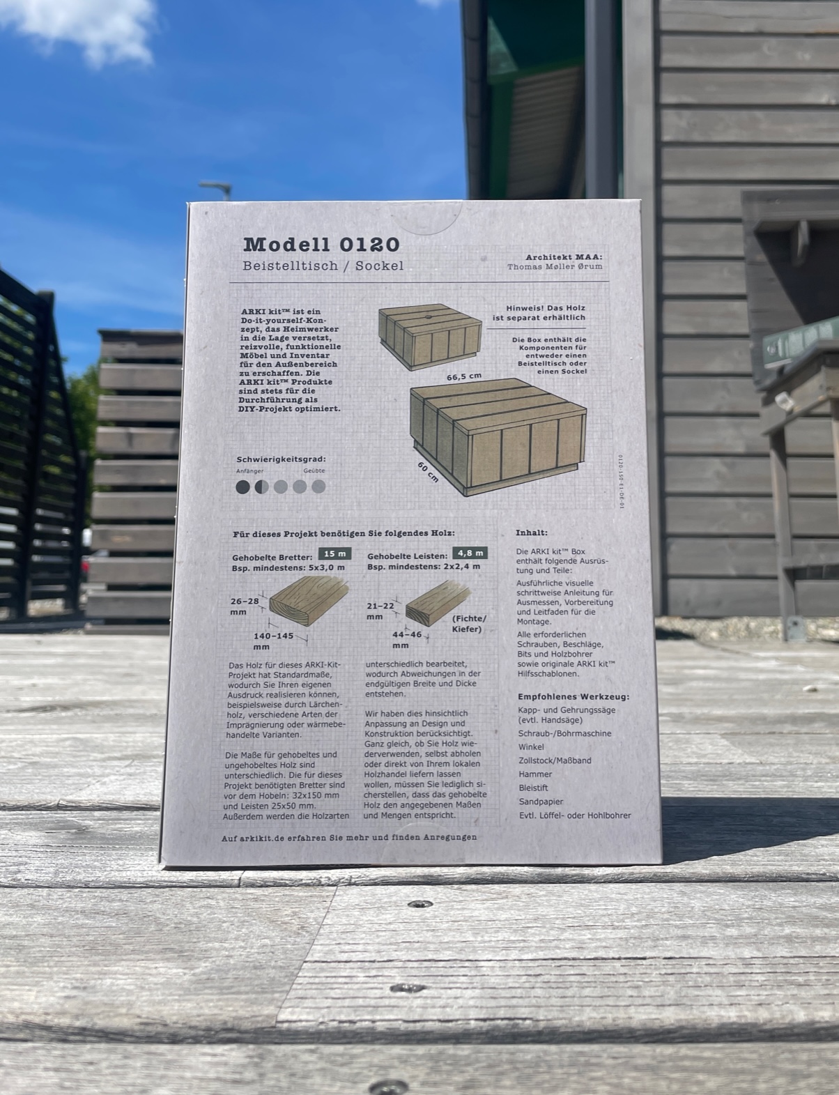 Arki Kit Beistelltisch zum selber bauen