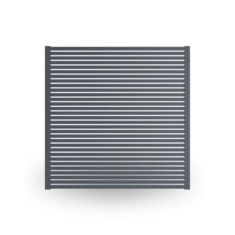 2523 BOSTON OPEN Aluprofil 45 Zaunfeld