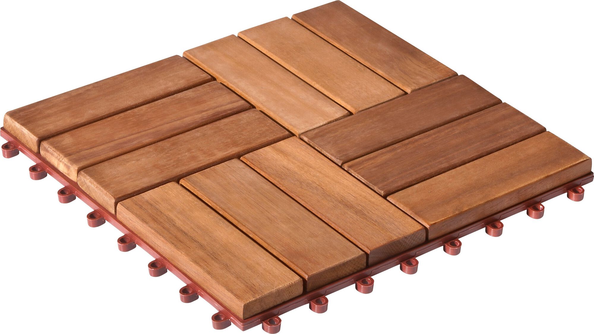 Terrassen Klickfliese Akazie