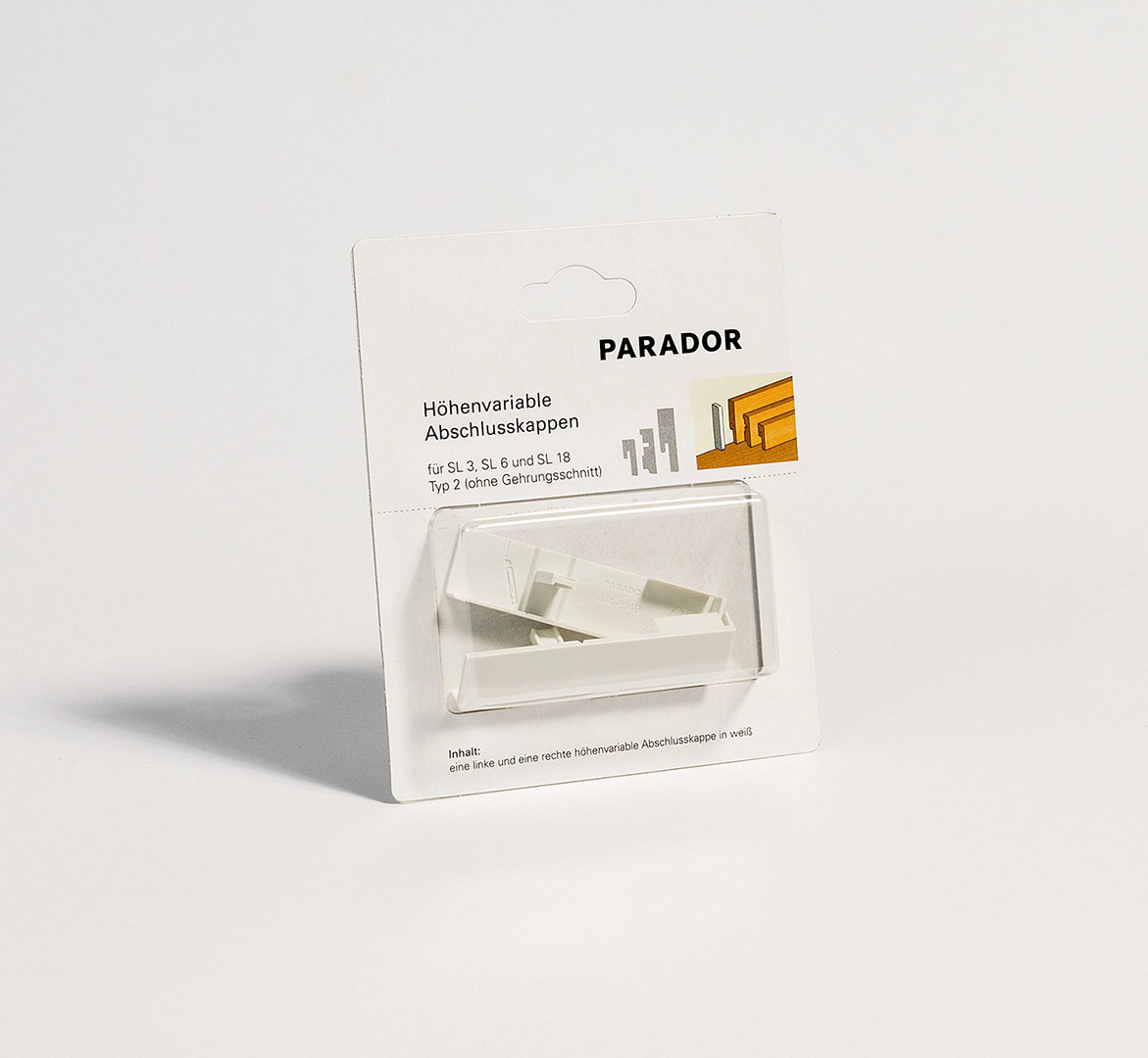 Abschlusskappe Typ 2 Sockelleiste