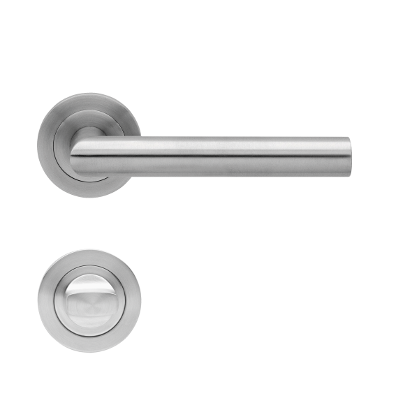 Türdrücker Rhodos Edelstahl matt WC