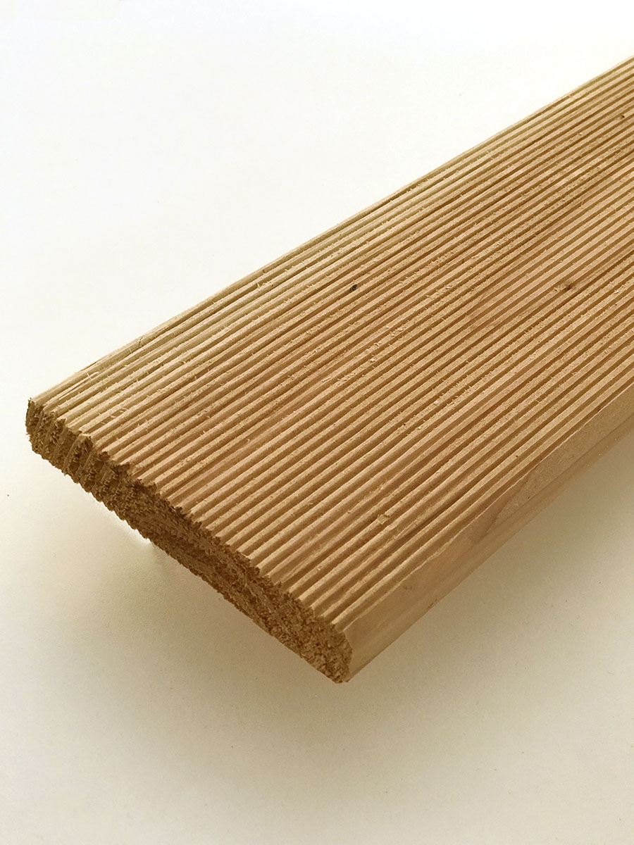Terrassendielen Douglasie 20x120mm - fein geriffelt