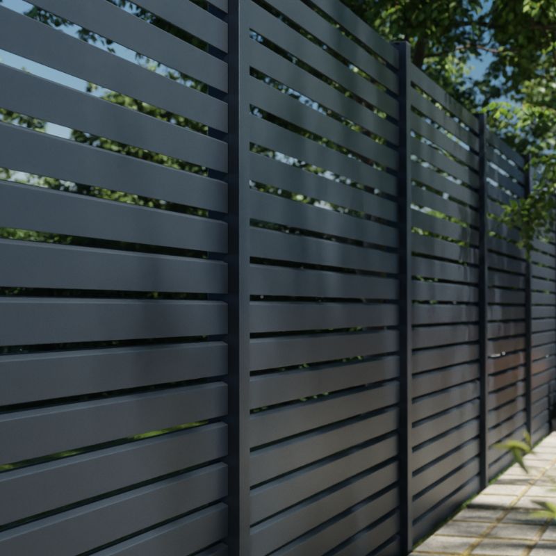 2721 BOSTON RHOMBUS Alu Profil RAL7016 Ambiente