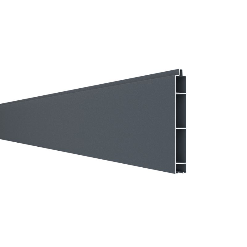 BOSTON Alu Sichtschutz OPALE Steckprofil RAL7016