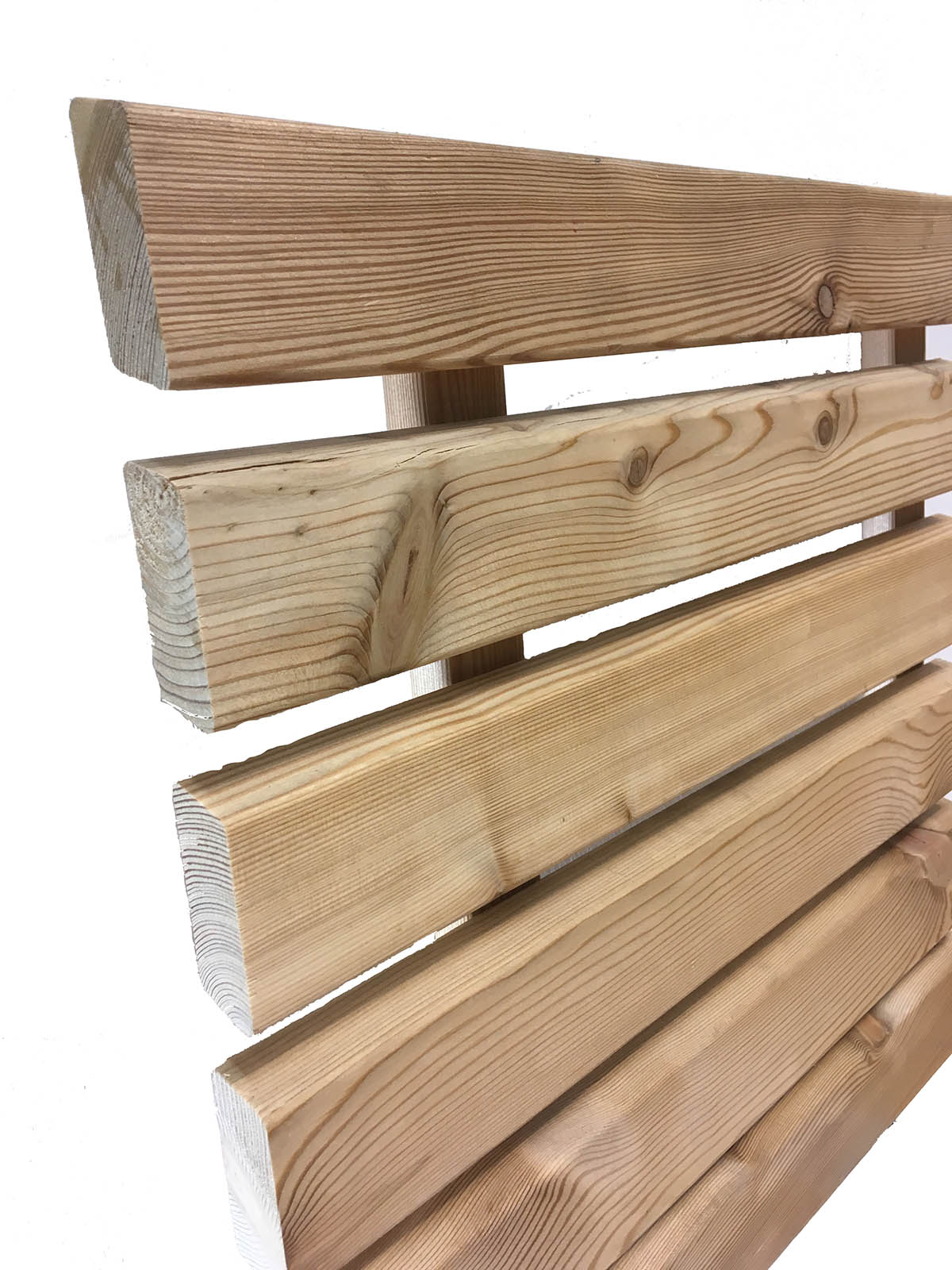 28 x 68mm Rhombusleiste kanad. Douglasie 15° abgeschrägt