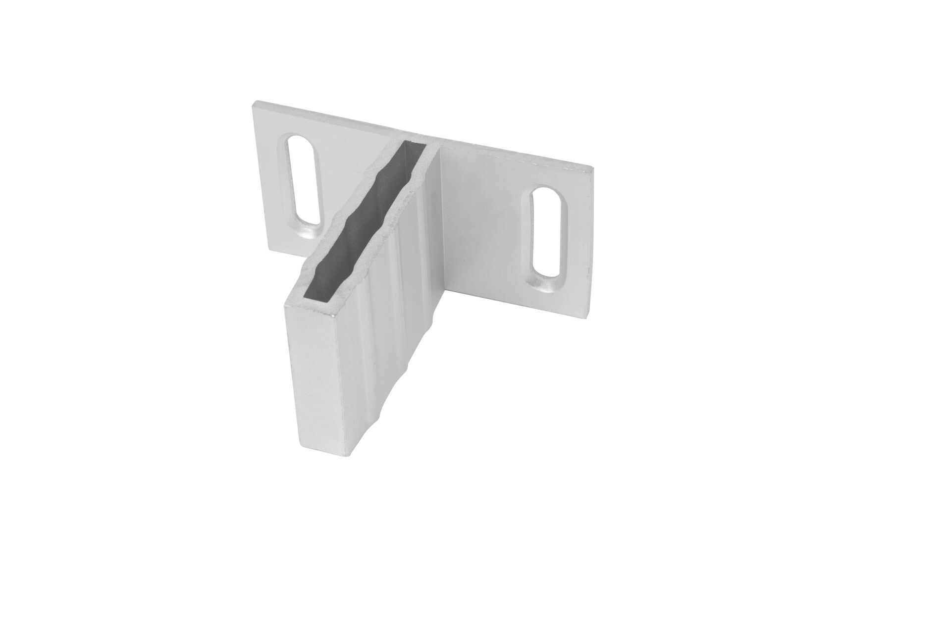 Aluminium T-Beschlag hellgrau