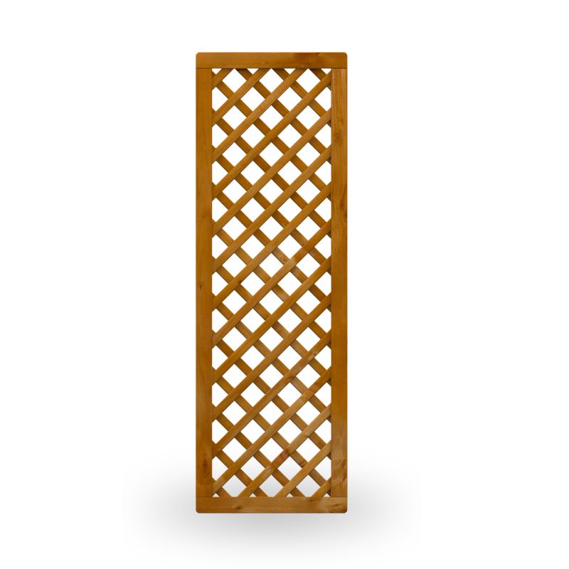 Holz Rankgitter diagonal Grau 59 x 179 cm