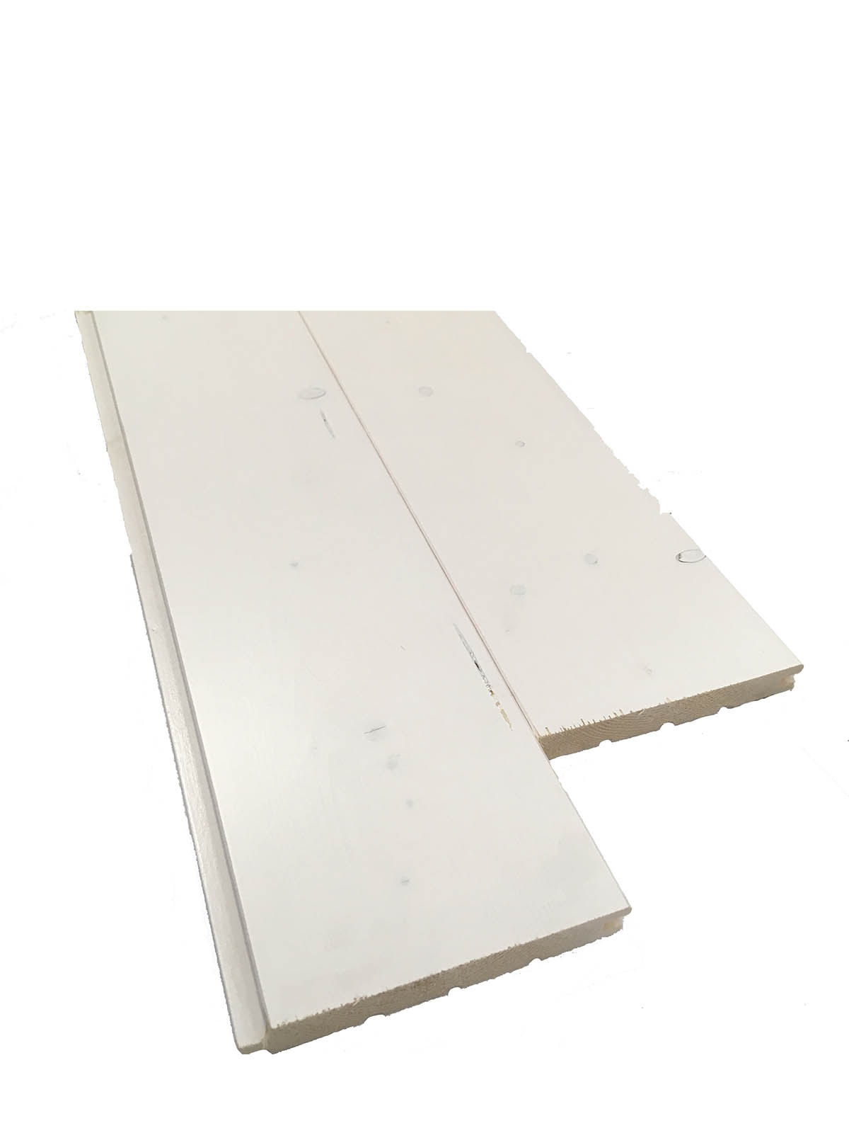 18 x 146mm Faseprofil nord. Fichte Aqua intensiv weiß