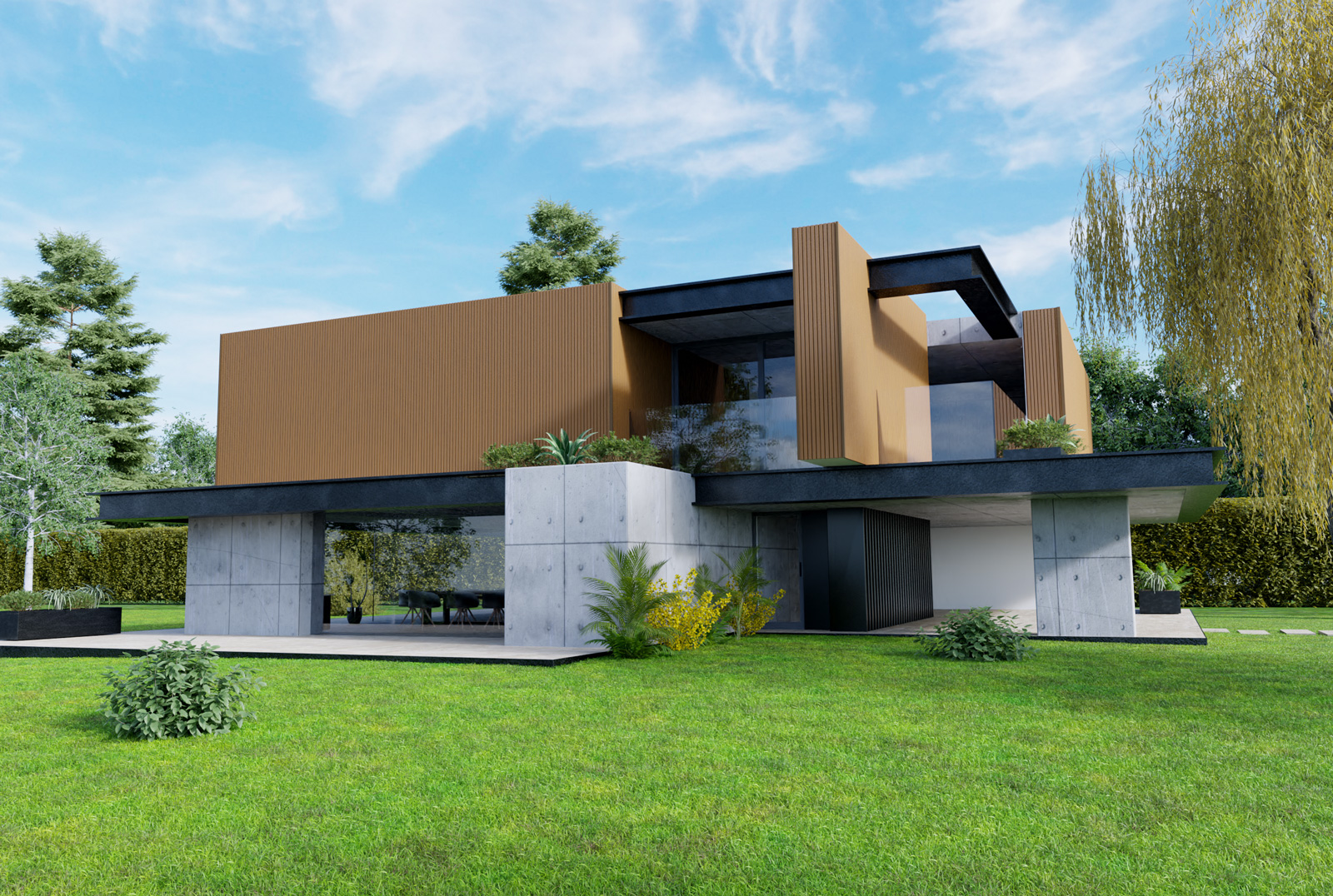 WEO60 Fassadenprofil WPC 33x170x2900mm