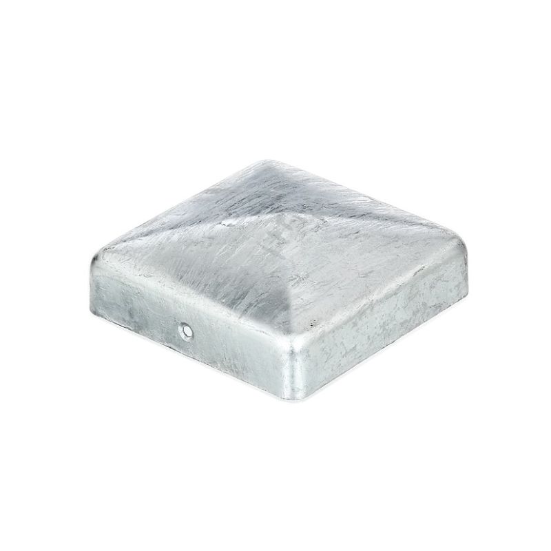 Pfostenkappe Stahl für Holzpfosten eckig 90 x 90 mm