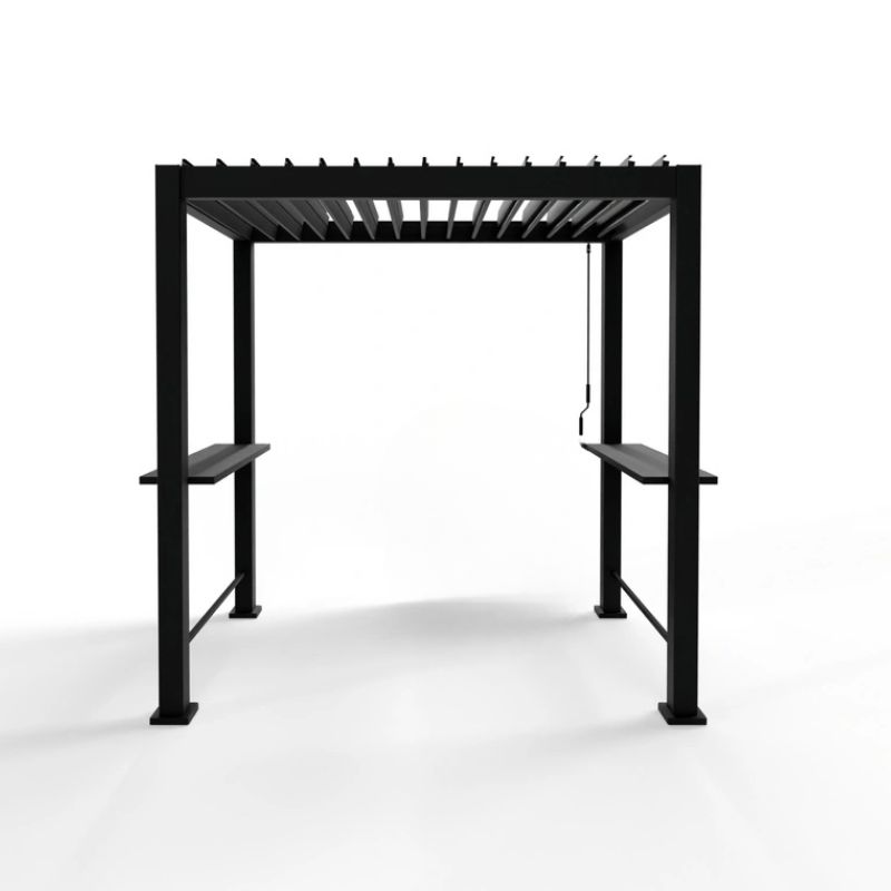 819803 BBQ Pergola Alu anthrazit