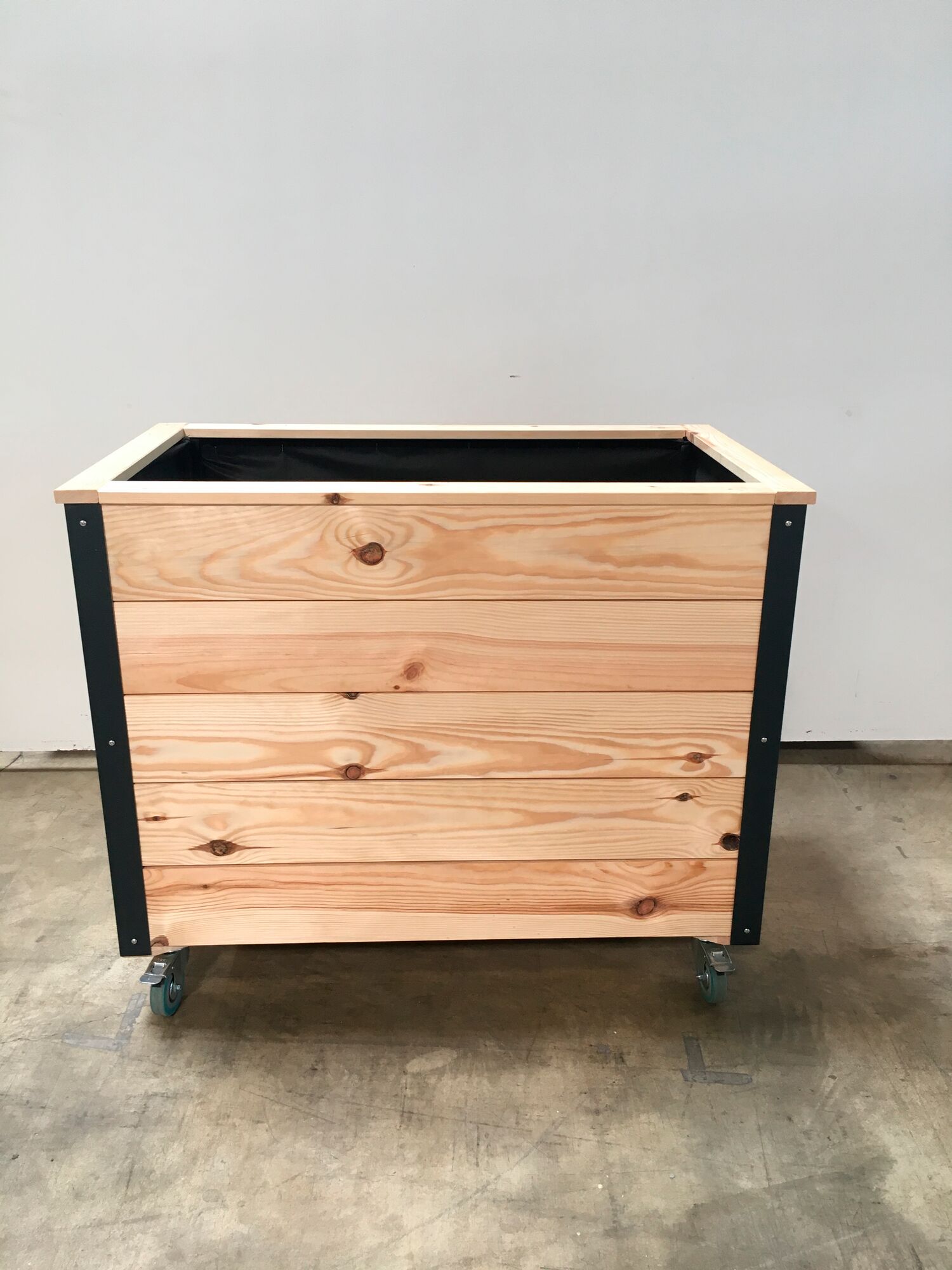 Hochbeet auf Rollen 88x52x70 cm