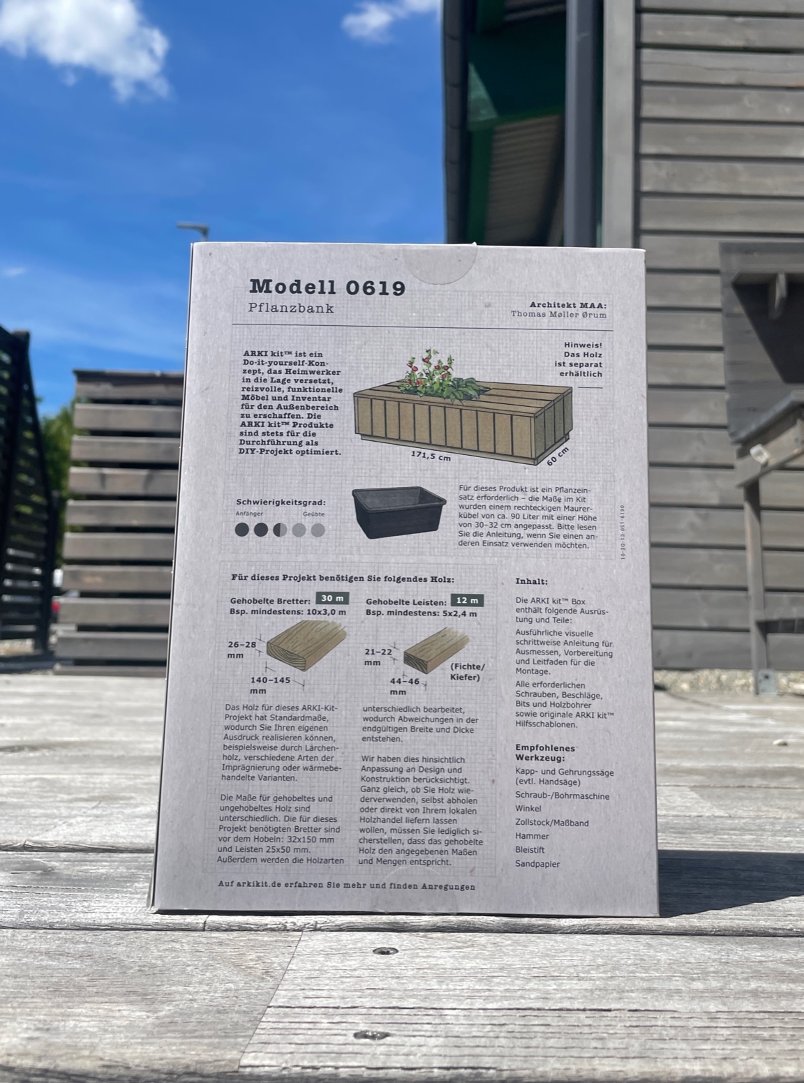 Arki Kit Pflanzbank zum selber bauen