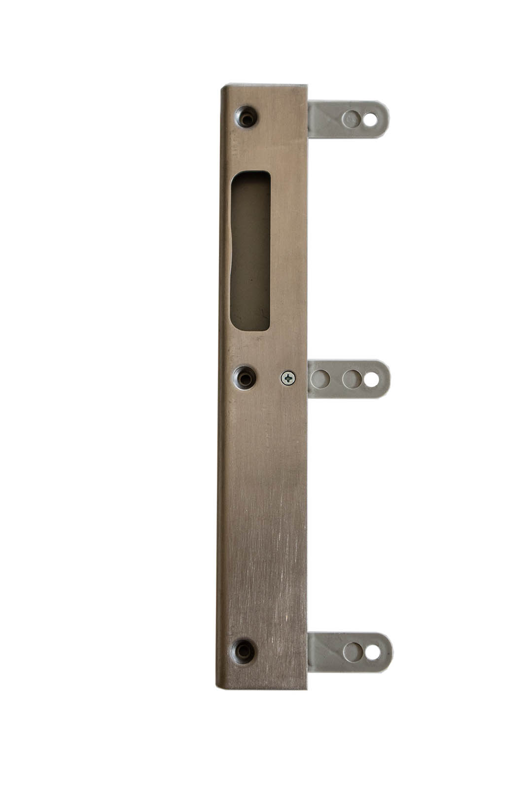 Einlochschließblech für Ganzglastüren