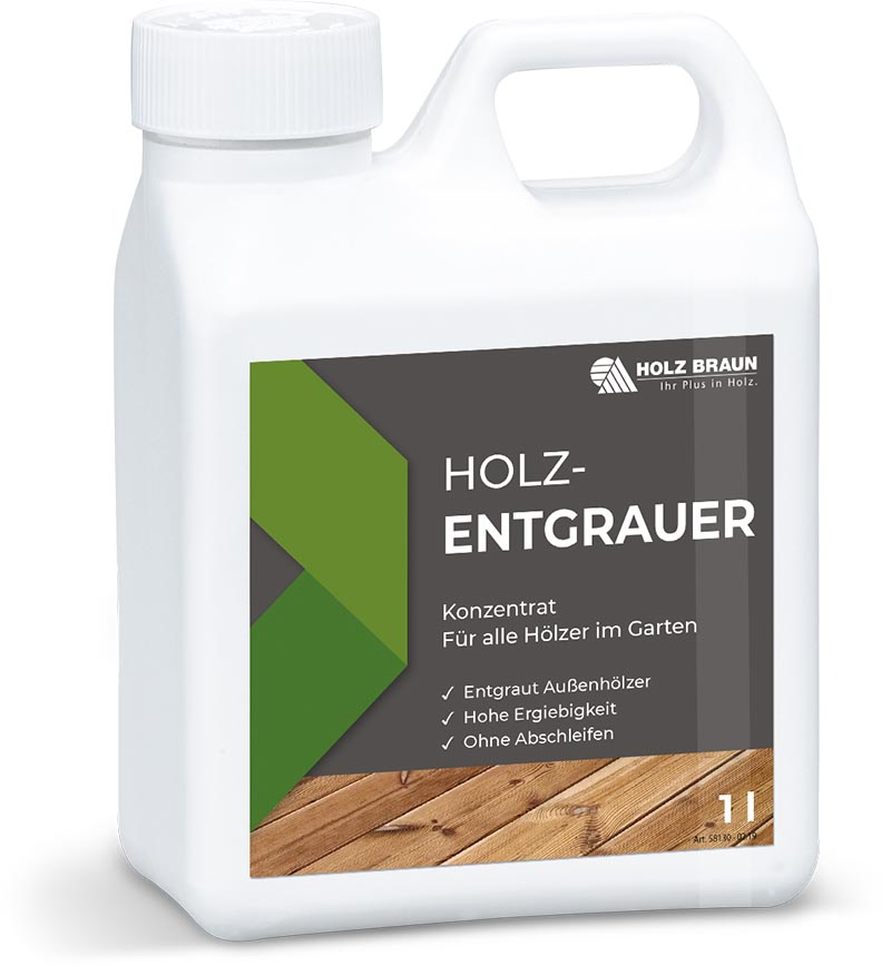 Holz-Entgrauer