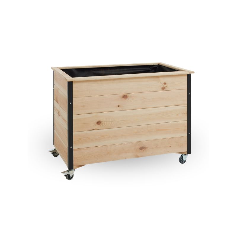 Hochbeet auf Rollen 88x52x70 cm freigestellt