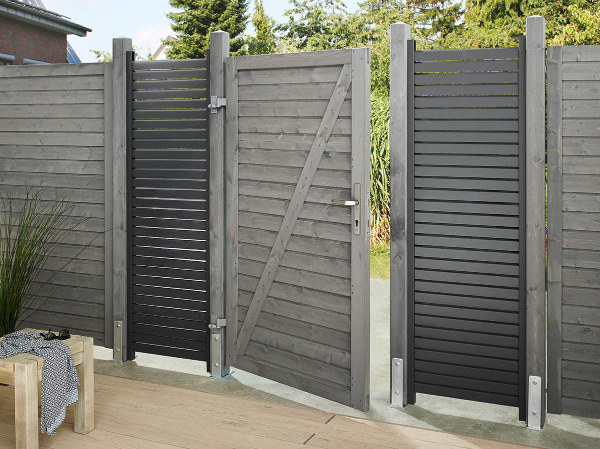 NEO DESIGN Sichtschutzelement grau