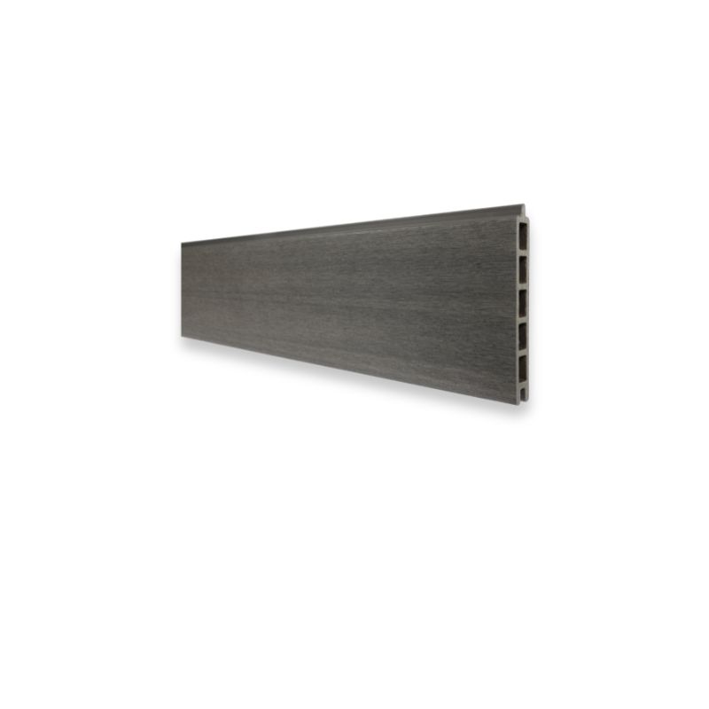 BOSTON WPC Zaunprofil Premium 160mm light dark grey