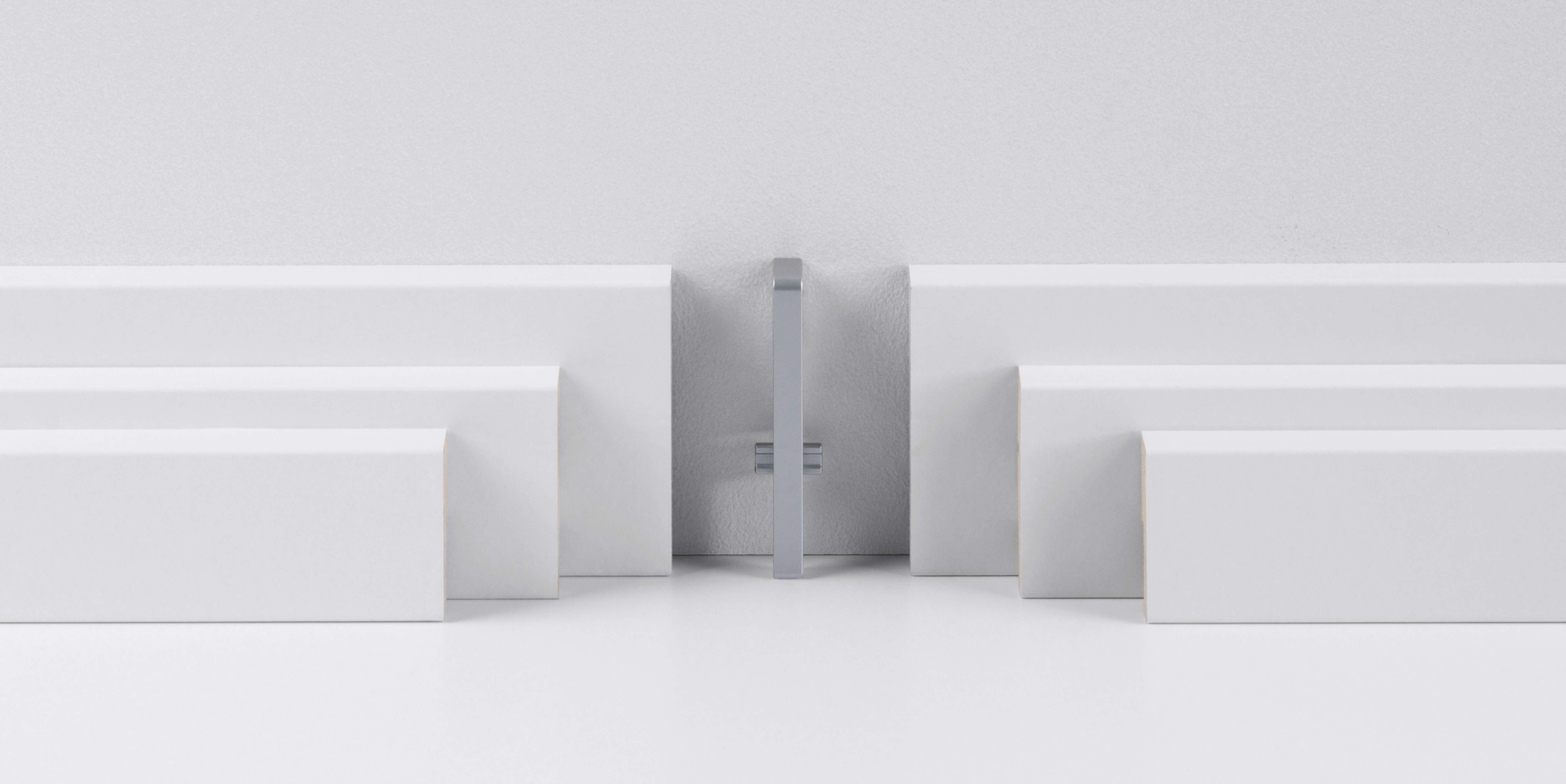 Übergangskappen variabel Typ2 Sockelleiste SL3/5/6/18 Alu Optik